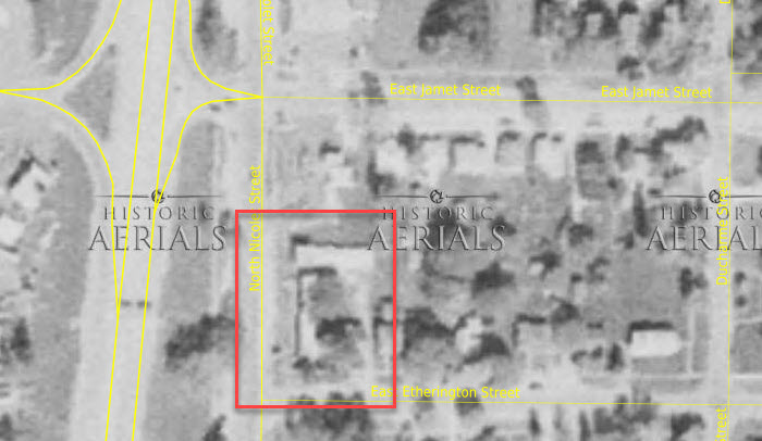 Big Mac Motel - 1975 Aerial (newer photo)